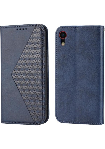 IPhone Xr Günlük Kullanım Için Flip Case Eşkenar Dörtgen Şekli Cüzdan Standı El Kayışı (Yurt Dışından) indirimleri