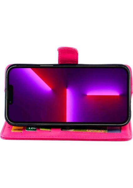 IPhone 13 Için Flip Case Pro Max Kart Tutucu Pu Deri Darbeye Kapatma (Yurt Dışından)