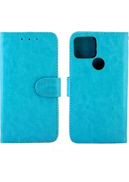 Google Piksel 5 Manyetik Kapatma Kart Tutucu Pu Deri Için Flip Case (Yurt Dışından)