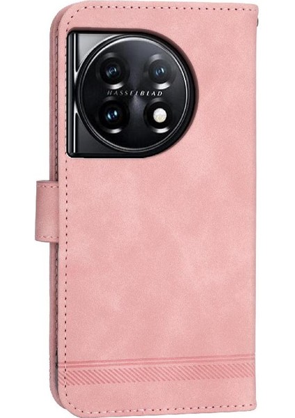 Oneplus 11 Bileklik Premium Manyetik Kapatma Kart Yuvaları Için Flip Case (Yurt Dışından)