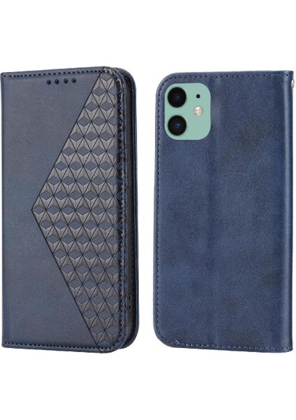 IPhone 11 Için Flip Case Cüzdan Standı Günlük Kullanım Eşkenar Dörtgen Şekli El Kayışı (Yurt Dışından) indirimleri