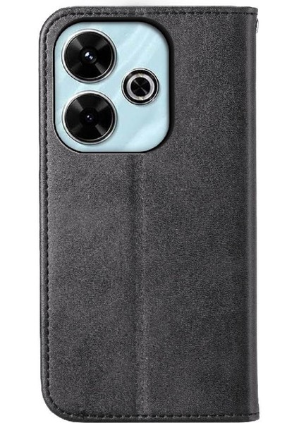 Xiaomi Poco M6 Pro 4g Için Flip Case El Kayışı Standı Günlük Kullanım Eşkenar Dörtgen (Yurt Dışından) indirimleri