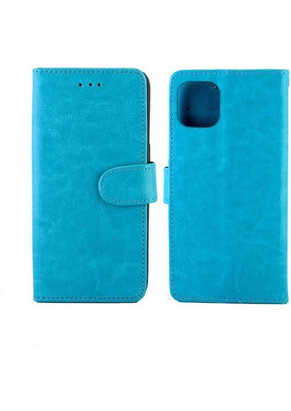 IPhone 11 Için Flip Case Pro Max Darbeye Pu Deri Kickstand Kart (Yurt Dışından)