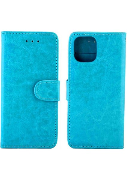 IPhone 12 Için Flip Case Pro Max Darbeye Pu Deri Manyetik Kapatma (Yurt Dışından)