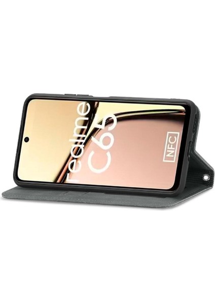Realme C65 Cüzdan Flip Kapak Için Flip Case Basit Iş Darbeye (Yurt Dışından) fırsatları