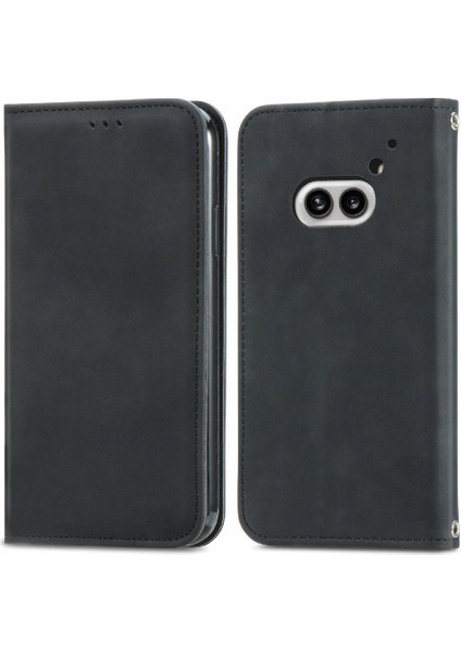 Nothing Flip Case Telefon 2A Darbeye Basit Iş Deri Çanta (Yurt Dışından)