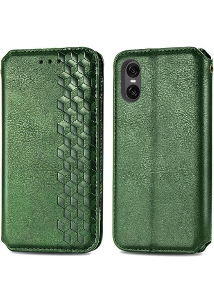 Sony Xperia 10 Vi Için Flip Case Moda Tasarımı Zarif Iş Çevirme (Yurt Dışından)