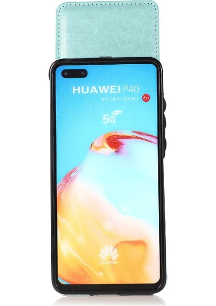 Huawei P40 Manyetik Toka Kickstand Vaka Cüzdan Kartı ile Uyumlu (Yurt Dışından) modelleri