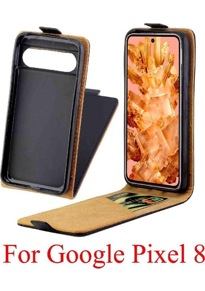 Google Piksel 8 Iş Tarzı Kart Yuvası Koruyucu Için Dikey Flip Case (Yurt Dışından) modelleri
