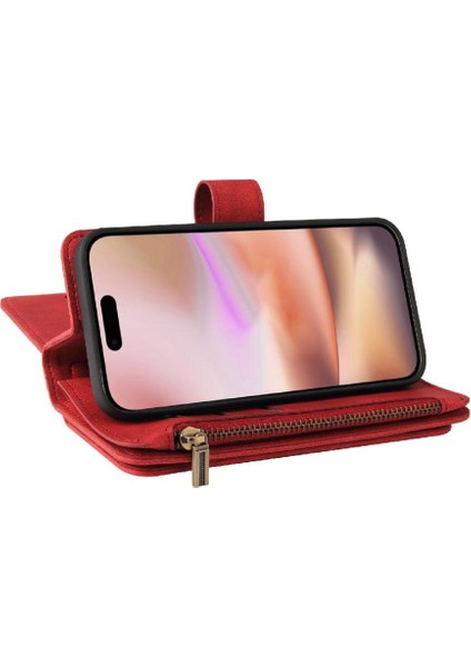 Kart Yuvası Pu ile IPhone 16 Artı Onbeş Kart Yuvaları Için Cüzdan Telefon Kılıfı (Yurt Dışından) fırsatları