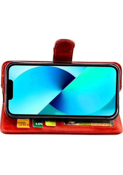 IPhone 13 Için Flip Case Pro Pu Deri Manyetik Kapatma Kickstand Kart (Yurt Dışından) fiyatları