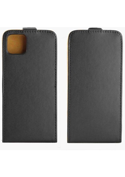Google Piksel 4 Xl Için Dikey Flip Case Kart Yuvası Tpu Deri Koruyucu (Yurt Dışından)