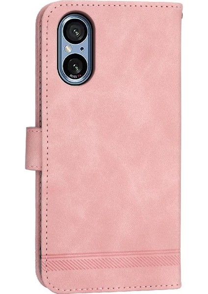 Sony Xperia 5 V Kart Yuvaları Premium Nakit Cep Bileklik Için Flip Case (Yurt Dışından)