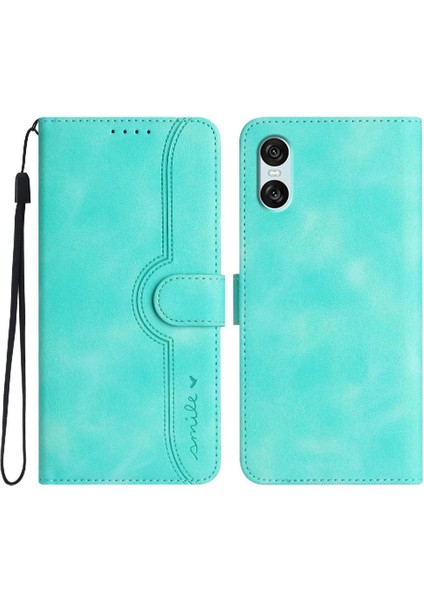 Sony Xperia 10 Vı Case Premium Pu Dahili Mıknatıs Kapağı ile Uyumlu (Yurt Dışından)