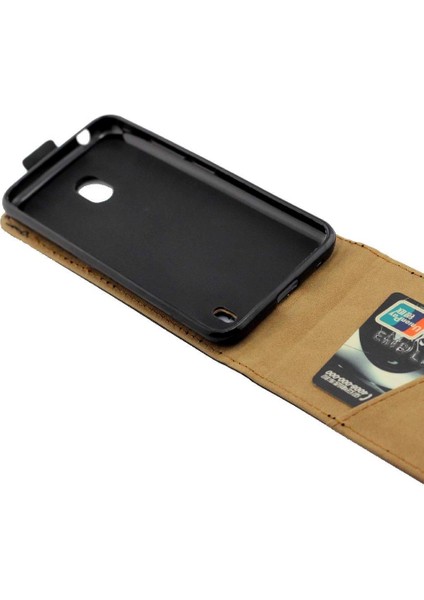 Nokia 2.2 Iş Stil Tpu Deri Kart Yuvası Için Dikey Flip Case (Yurt Dışından)
