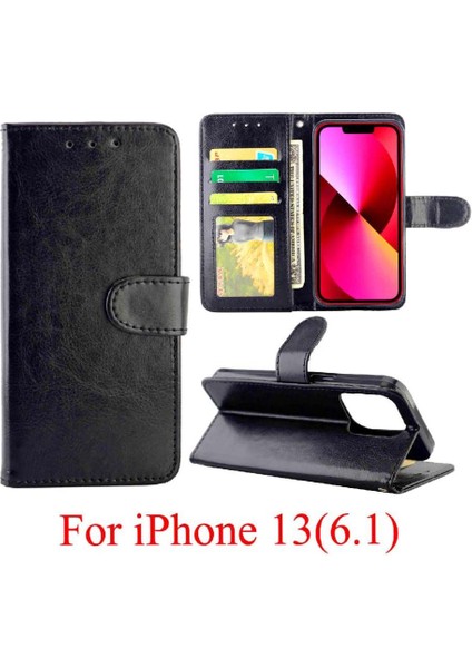 IPhone 13 Için Flip Case Pu Deri Manyetik Kapatma Darbeye Kart Tutucu (Yurt Dışından) indirimleri