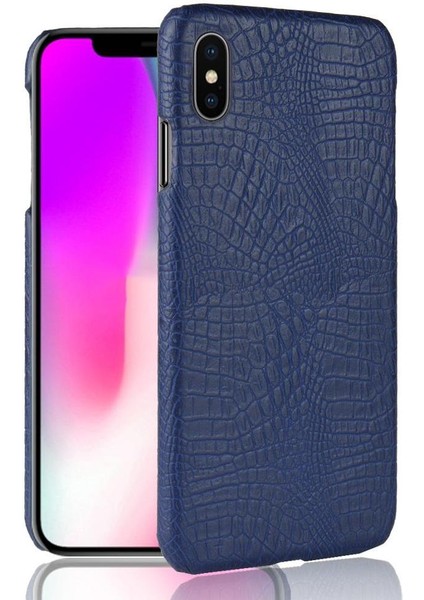 IPhone Xs Max Klasik Timsah Moda Anti Için Şık Klasik Durumda (Yurt Dışından)