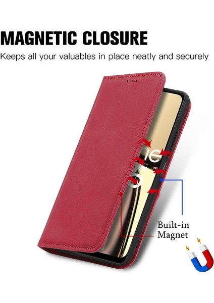 Realme C65 Cüzdan Flip Kapak Için Flip Case Basit Iş Darbeye (Yurt Dışından) modelleri