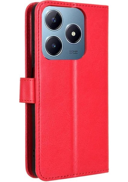 Realme C63 4g Için Kılıf Cüzdan Manyetik Kapak Çevirin Kart Tutucu (Yurt Dışından) fırsatları
