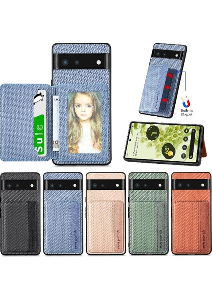 Google Pixel 6 Stand Fonksiyonu Için Kılıf Komple Kamera Güvenlik Manyetik (Yurt Dışından)