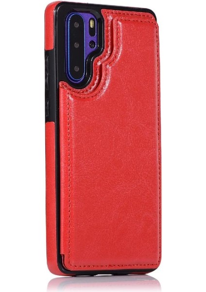 Huawei P30 Pro Kart Yuvaları Için Cüzdan Kılıf Kickstand Çift Manyetik Toka (Yurt Dışından) indirimleri
