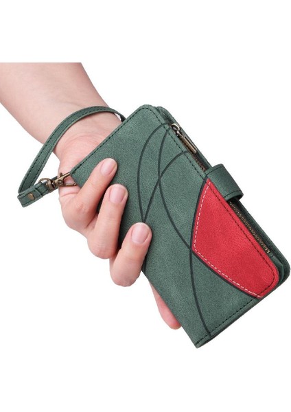 Kart Yuvası Standı Iki Renkli Dikiş Tarzı ile IPhone 16 Pro Max Için Kılıf (Yurt Dışından) fiyatları