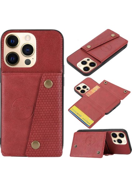 Cüzdan Kılıf IPhone 13 Kart Tutucu Buit Demir Cüzdan Kılıf Darbeye (Yurt Dışından) fiyatları