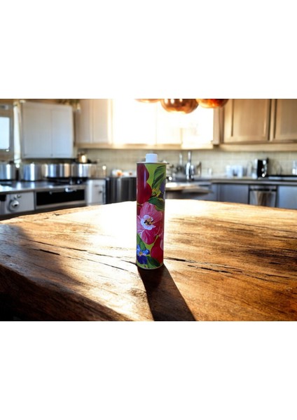750 ml Metal Sosluk Zeytinyağı, Sıvı Yağ Boş