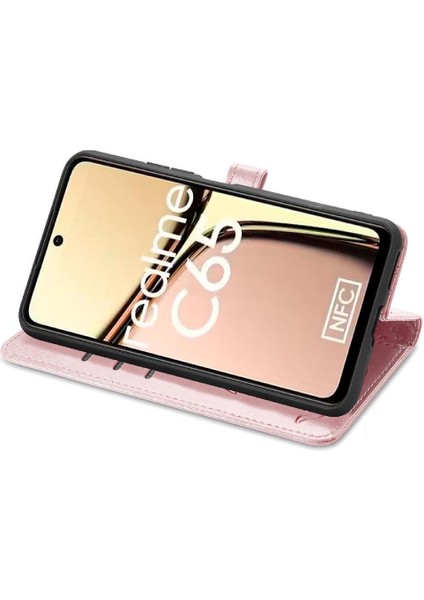 Realme C65 Için Flip Case Kısa Kayış Kapak Kapak Karikatür Hayvanlar Deri (Yurt Dışından) fiyatları