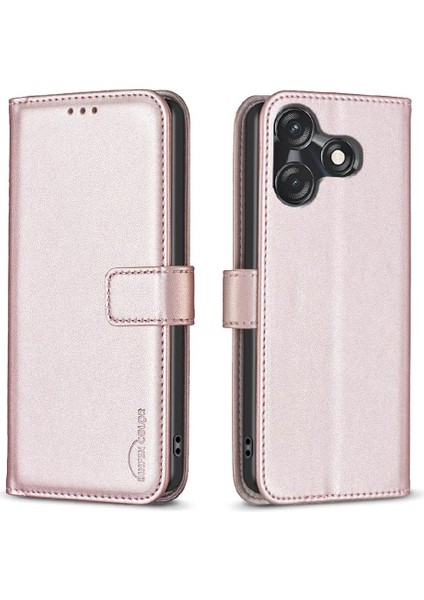 Tecno Spark 10C Cüzdan Iş Deri Çanta Çok Renkli Için Flip Case (Yurt Dışından)