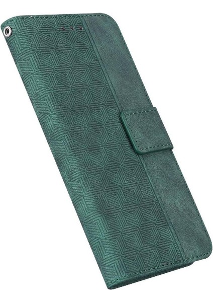 Onur Magic6 Pro Flip Folio Kickstand Özelliği Için Flip Case Geometrik Pu (Yurt Dışından)