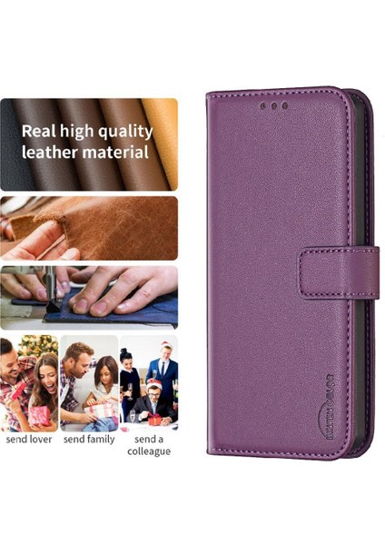 Tecno Camon 20 Cüzdan Iş Için Flip Case Çok Renkli Deri Kılıf Kartı (Yurt Dışından)