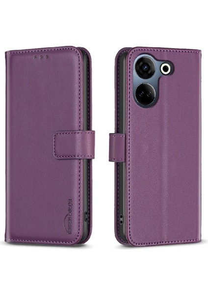 Tecno Camon 20 Cüzdan Iş Için Flip Case Çok Renkli Deri Kılıf Kartı (Yurt Dışından)