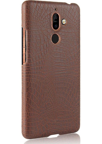 Nokia 7 Plus Anti Scratch Klasik Timsah Kapağı Için Şık Klasik Kılıf (Yurt Dışından)
