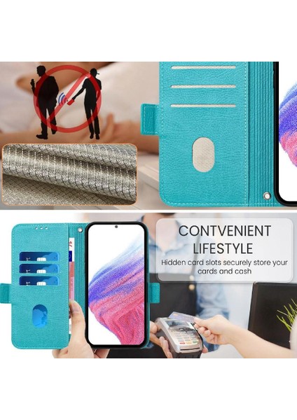 Kredi Kartı Yuvası ile Oneplus Nord N300 Manyetik Cüzdan Için Kılıf Pu Deri (Yurt Dışından)