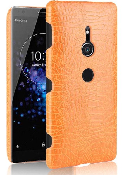 Sony Xperia Xz2 Anti Scratch Klasik Timsah Için Şık Klasik Kılıf (Yurt Dışından)