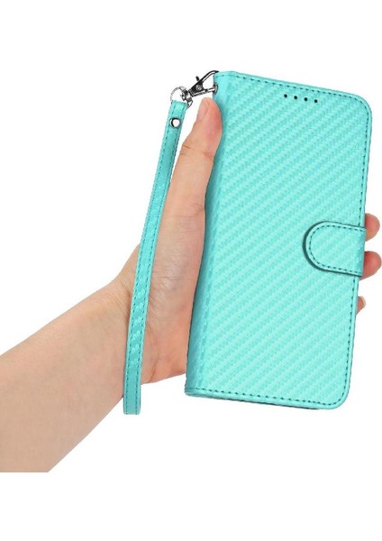 IPhone 6 Için Flip Case Artı/6s Artı Ayrılabilir El Kayışı ile Karbon ile (Yurt Dışından) modelleri