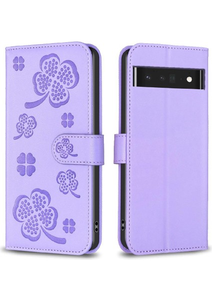 Google Piksel 7 Pro Çok Renkli Cüzdan Pu Deri Kart Yuvaları Için Flip Case (Yurt Dışından)