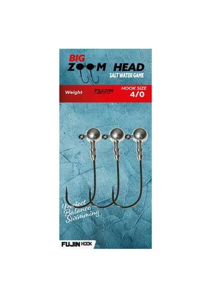 Big Zoom Head 4/0 Jighead 4-0 No 14gr