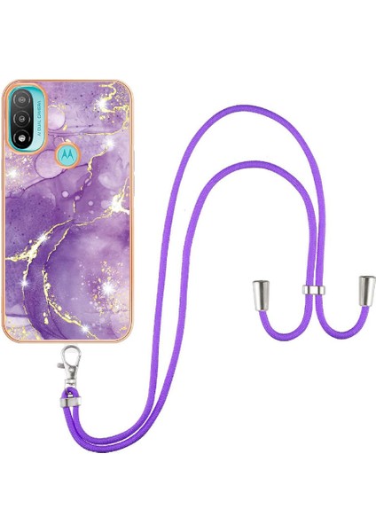 Motoroal Moto E20/E30/E40 Crossbody Kordon Askısı Tampon Mermer Için Kılıf (Yurt Dışından) fiyatları