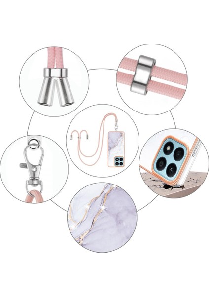 Onur X8A Mermer Tampon Anti-Scratch Yumuşak Crossbody Kordon Askısı Için Kılıf (Yurt Dışından) fiyatları