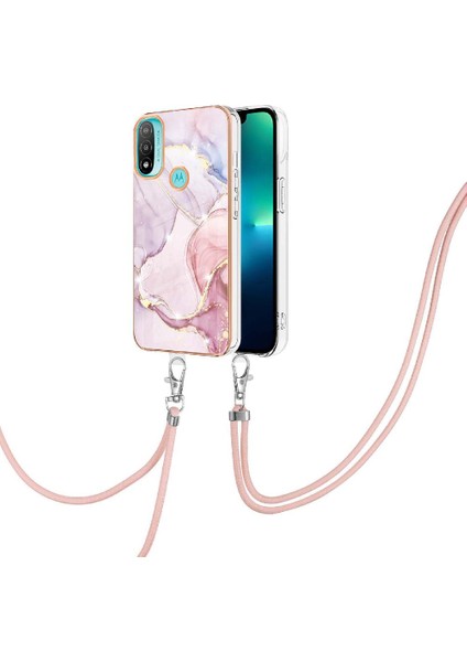 Motoroal Moto E20/E30/E40 Crossbody Kordon Askısı Tampon Mermer Için Kılıf (Yurt Dışından) fiyatları