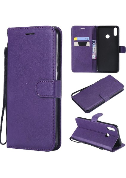 Kart ile Onur 8x Yüksek Kalite Deri Klasik Düz Renk Için Flip Case (Yurt Dışından)