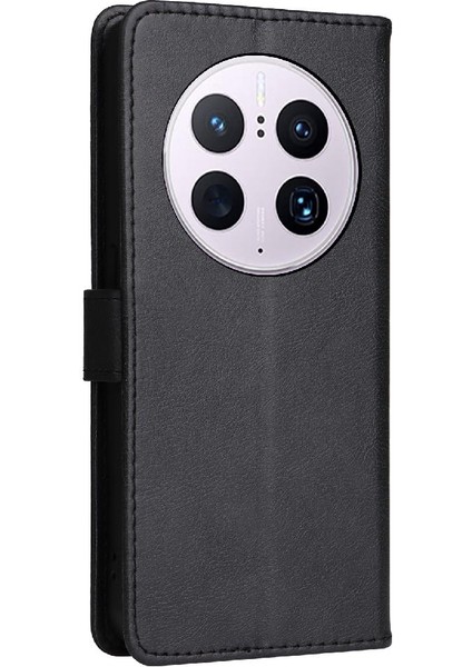Huawei Mate 50 Pro Için Flip Case Iş Cüzdan Telefon Kılıfı Klasik Katı (Yurt Dışından)