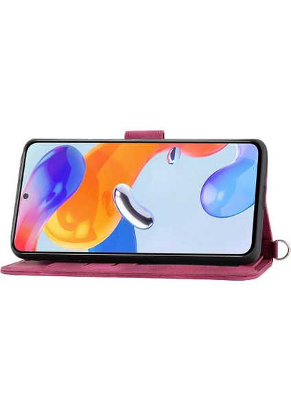 Xiaomi 13 Bileklik Kabartmalı Çoklu Kredi Kartı Yuvaları Için Flip Case (Yurt Dışından)