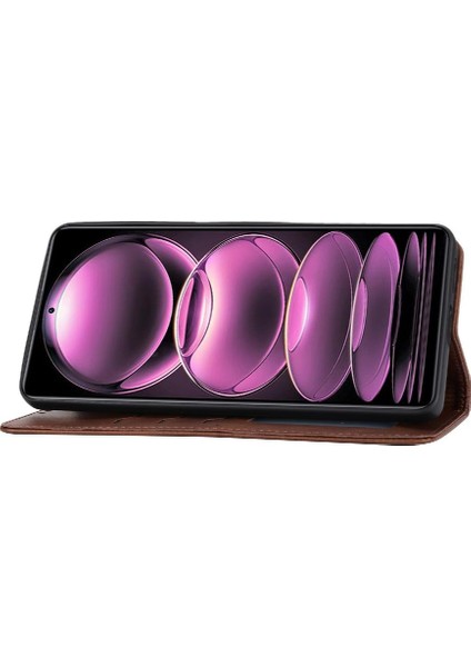 Cüzdan Durumda Xiaomi Redmi Için Not 12 4g Kickstand Manyetik Kapatma Tüm (Yurt Dışından)