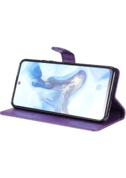 Xiaomi Redmi Not 10 Pro 5g Için Flip Case Iş Cüzdan Telefon Kılıfı ile (Yurt Dışından)