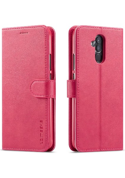 Tutucu Kart Yuvaları ile Huawei Mate 20 Lite Için Kılıf Cüzdan Buzağı Doku (Yurt Dışından)