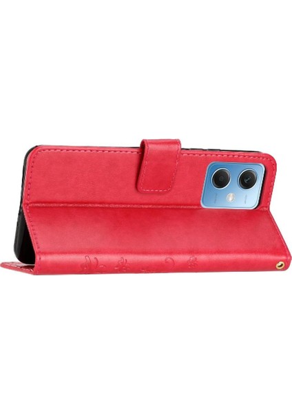 Xiaomi Redmi Not 12 4g Pu Deri Manyetik Kapatma Kartı Için Filp Durumda (Yurt Dışından)