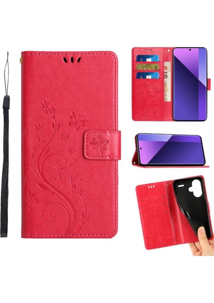 Xiaomi Redmi Not 13 Pro Artı Manyetik Kapatma Kart Tutucu Için Filp Durumda (Yurt Dışından)
